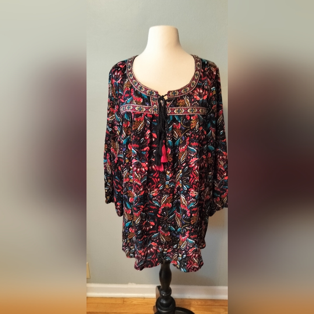 Cafe Marrahcsh women's 2x blouse